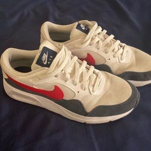 Nike Air Red And Blue Shoes